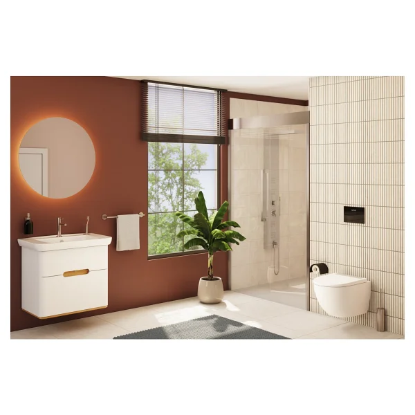 Vitra Origin A4255634 Nikel Lavabo Bataryası - Görsel 4