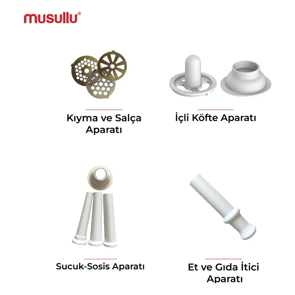 Musullu Mt-G1600m 1600 W Kıyma Makinesi - Görsel 5