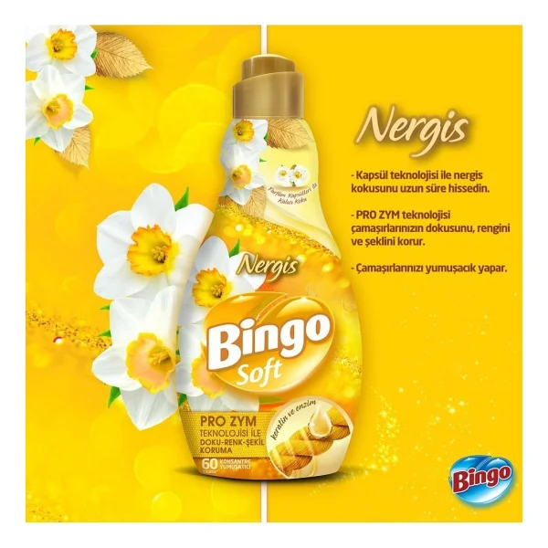 Bingo Soft Yumuşatıcı 60 Yıkama 1.44 Lt - Görsel 2