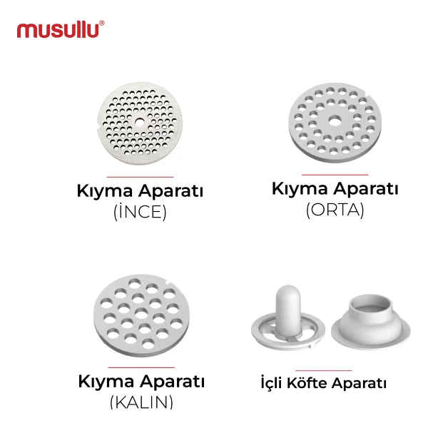 Musullu Mt-G1800m 1800 W Kıyma Makinesi - Görsel 4