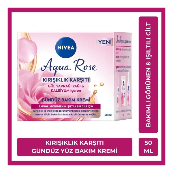 Nivea Aqua Rose Kırışıklık Karşıtı 50 Ml Gündüz Kremi - Görsel 2