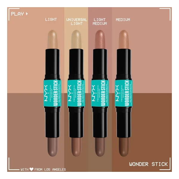 Nyx Professional Makeup Wonderstick Çift Taraflı Stick Kontür - Görsel 4
