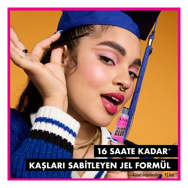 Nyx Professional Makeup The Brow Glue Taupe Kaş Sabitleyici - Görsel 2