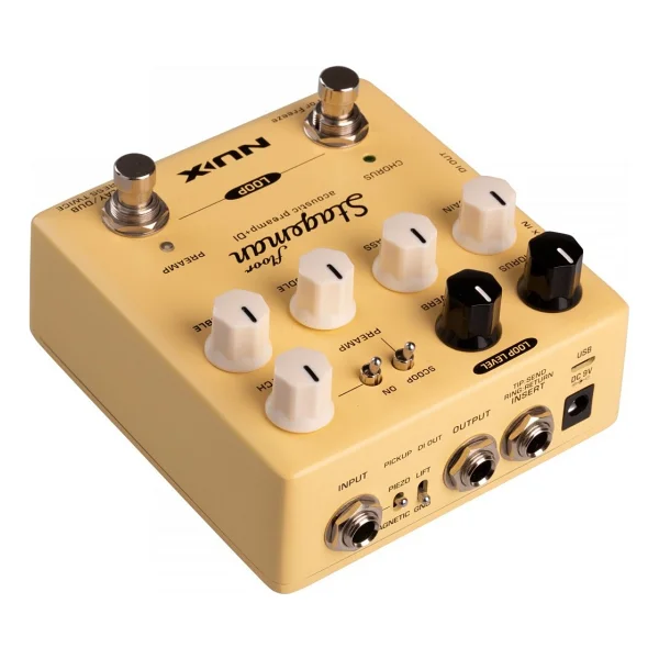 Nux Nap-5 Stageman Floor Akustik Preamp & Di Box - Görsel 4