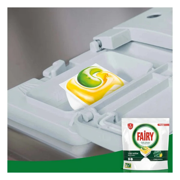 Fairy Hepsi Bir Arada Limon Bulaşık Makinesi Tableti 120'li 2 Adet - Görsel 2