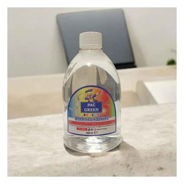 Pac Green Baloncuk Sıvısı Köpük Likiti 500 Ml Güvenli Ve Eğlenceli Oyun Deneyimi Sunar - Görsel 2