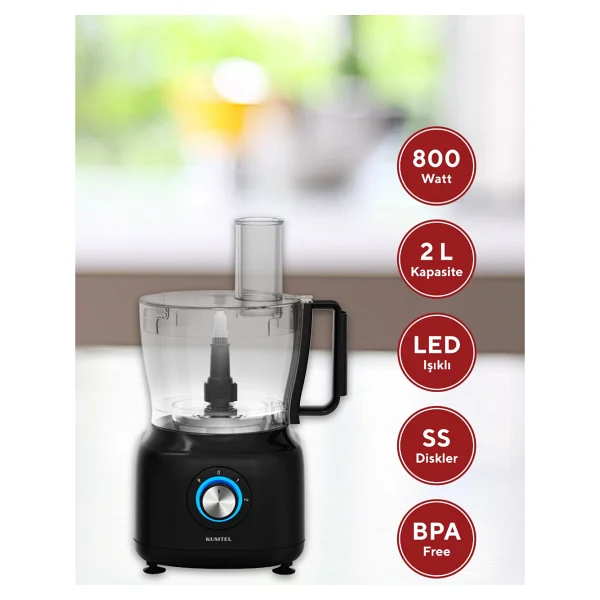 Kumtel 12in1 Pro Hfp-03 800 W Mutfak Robotu - Görsel 2