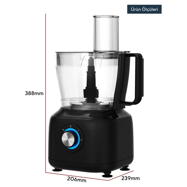 Kumtel 12in1 Pro Hfp-03 800 W Mutfak Robotu - Görsel 4