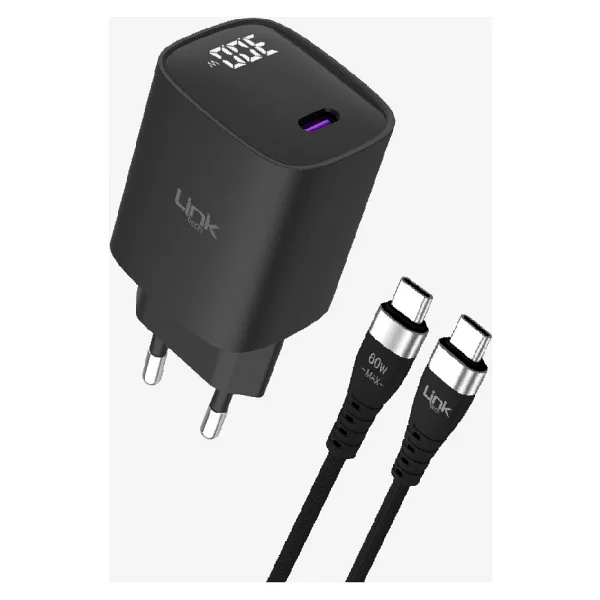 Linktech G847 30 W Type-C Kablolu Hızlı Şarj Aleti - Görsel 2