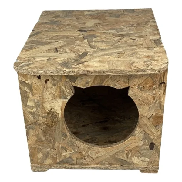 Reyo Kedi Evi Dış Ortam Uygun Ahşap Kedi Evi Osb 45x35x34 Cm - Cat12 - Görsel 4