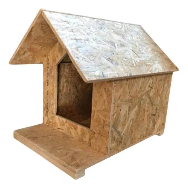 Reyo Kedi Evi Dış Ortam Uygun Ahşap Kedi Evi Osb 45x40x40 Cm - Cat20 - Görsel 2