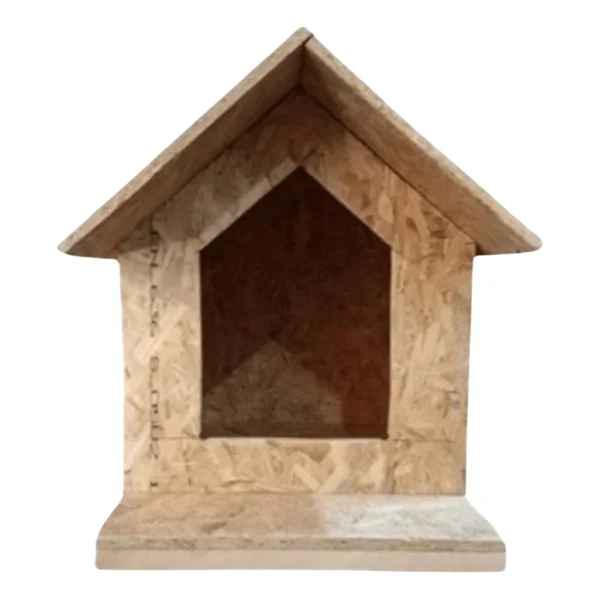 Reyo Kedi Evi Dış Ortam Uygun Ahşap Kedi Evi Osb 45x40x40 Cm - Cat20 - Görsel 4