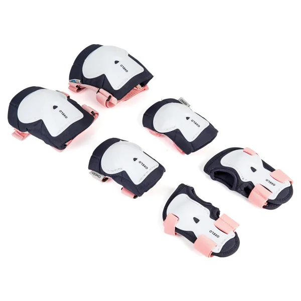 Oxelo Çocuk Paten / Kaykay / Scooter 3x2 Destek Seti - Pembe - Play Decathlon - Görsel 5