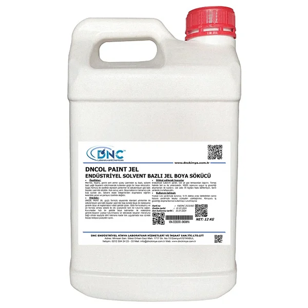 En Güçlü Boya Sökücü Jel Dncol Paint Jel - 1 Adet - 6 Kg - Görsel 5