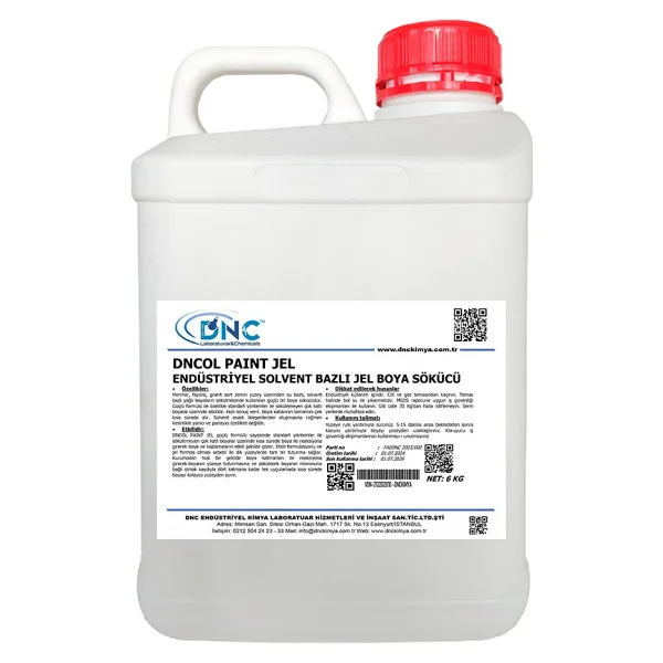 En Güçlü Boya Sökücü Jel Dncol Paint Jel - 1 Adet - 6 Kg - Görsel 4