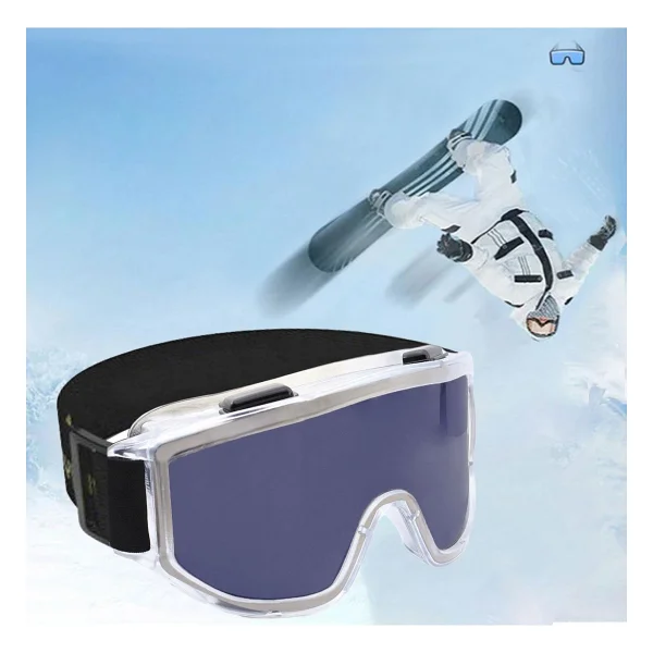 Kayak Gözlüğü Güneş Kar Gözlük Füme Snowboard Glasses Ekonomik Gözlük - Standart - Görsel 3