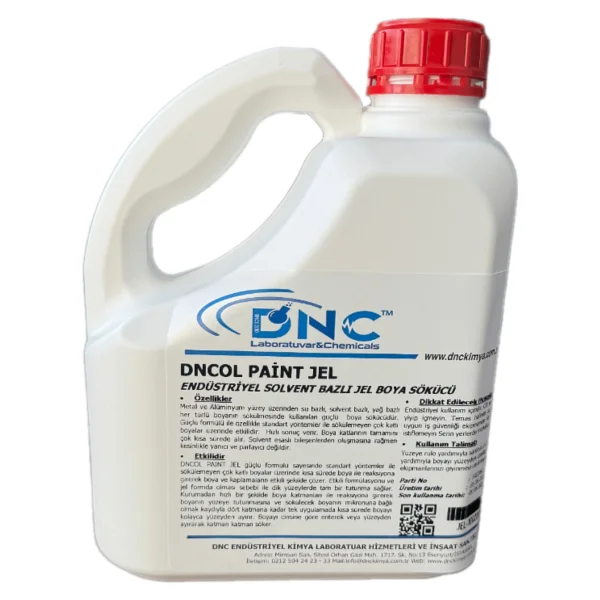 En Güçlü Boya Sökücü Jel Dncol Paint Jel - 1 Adet - 6 Kg - Görsel 3