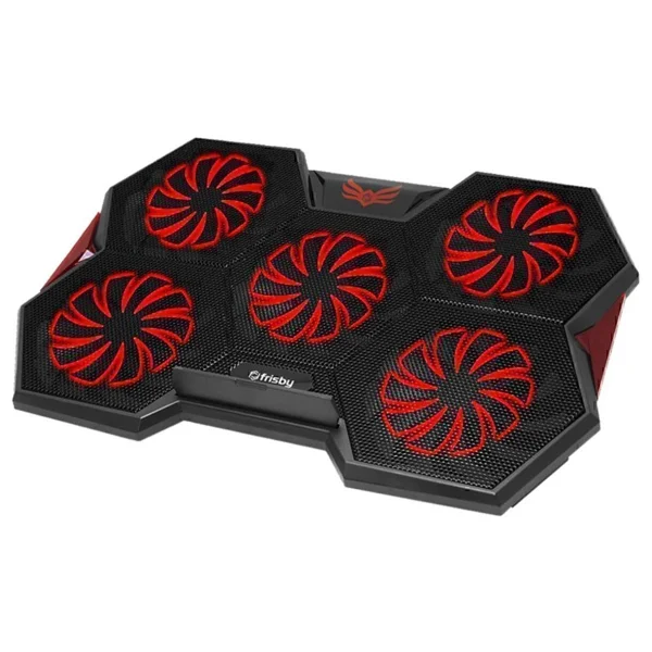 Frisby Gp4 E-Sport Desing 5 Fanlı Ledli 15-17" Laptop Soğutucu - Görsel 6