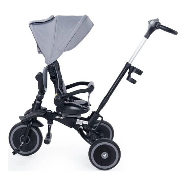 Prego Monaco 360° Dönebilen Koltuklu Üç Teker Çocuk Bisikleti Gri Renkli 2-5 Yaş Aralığına Uygun - Görsel 2