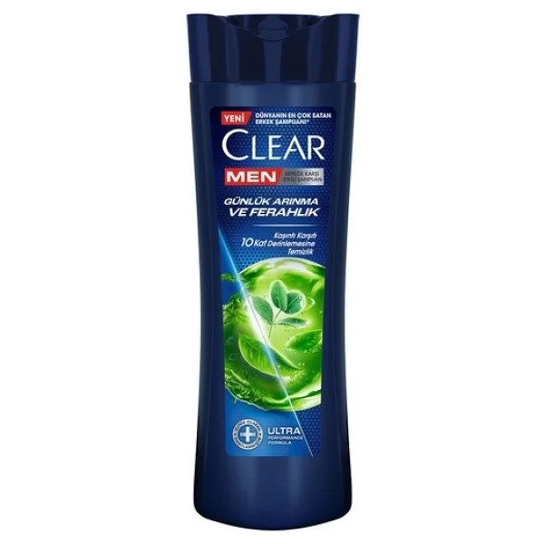 Clear Men Günlük Arınma Ve Ferahlık 350 Ml Kepek Şampuanı - Görsel 2