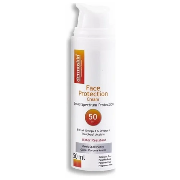 Dermoskin Face Protection 50 ml 50 Faktör Güneş Kremi - Görsel 8