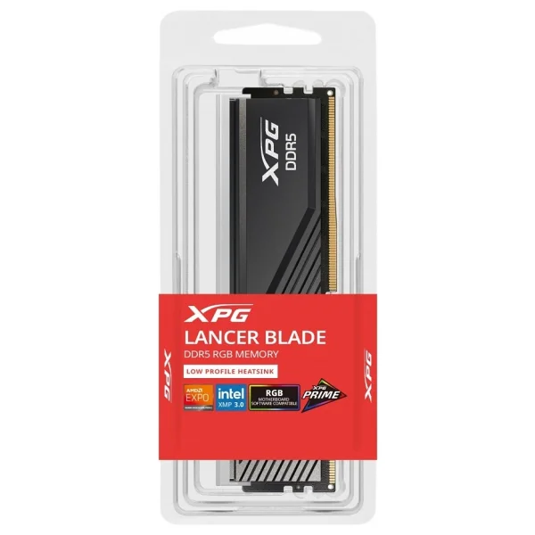 Xpg Lancer Blade Black RGB 16 GB 6000 MHz Cl48 Ax5u6000c4816g-Slabrbk DDR5 RAM - Görsel 4