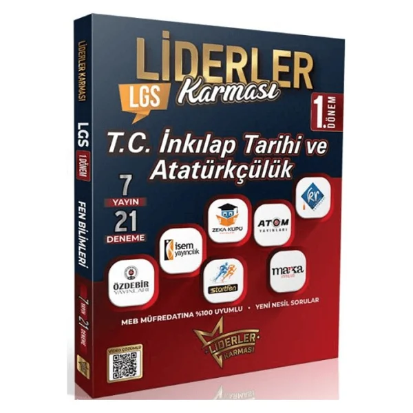 Liderler Karması Lgs 1. Dönem T.C. İnkılap Tarihi Ve Atatürkçülük 7 Yayın 21 Deneme - Görsel 5