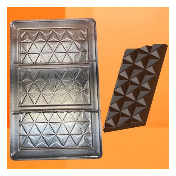 Polikarbon Klasik Tablet Çikolata Kalıbı 88 Gr Ml-1021 - Görsel 4