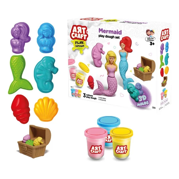 Art Craft Deniz Kızı Oyun Hamuru Seti 168 Gr 03994 - Görsel 7