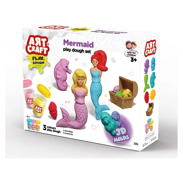 Art Craft Deniz Kızı Oyun Hamuru Seti 168 Gr 03994 - Görsel 8