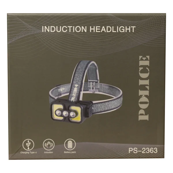 Police Ps-2363 LED Şarjlı Kafa Lambası - Görsel 3