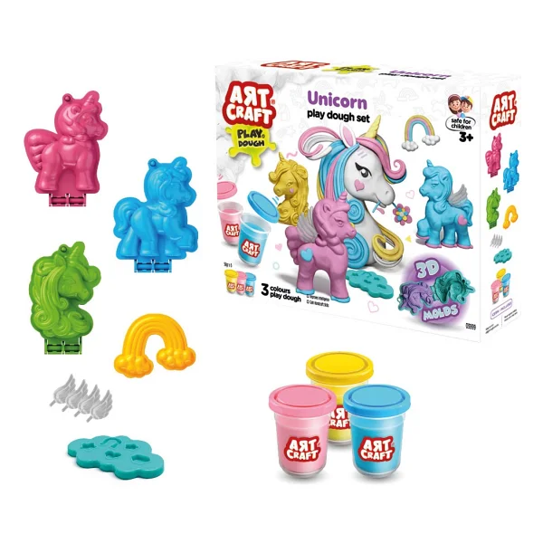 Art Craft Unicorn Oyun Hamuru Seti 168 gr 03999 - Görsel 4
