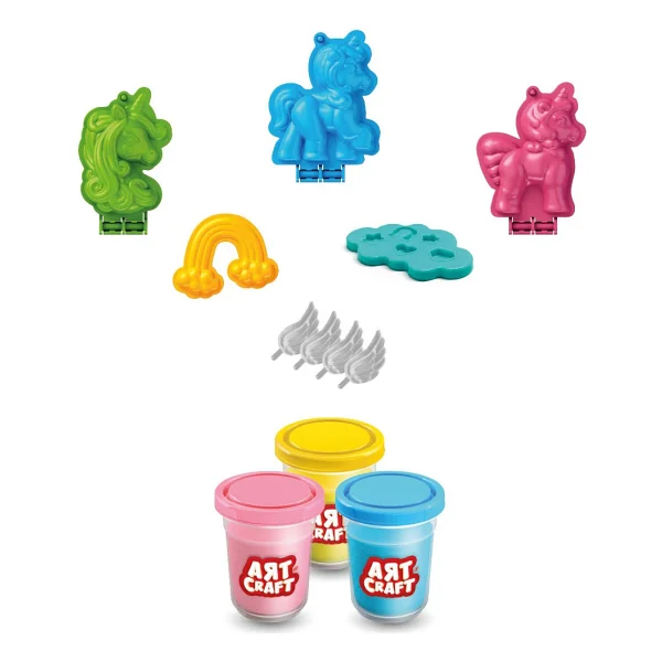 Art Craft Unicorn Oyun Hamuru Seti 168 gr 03999 - Görsel 3