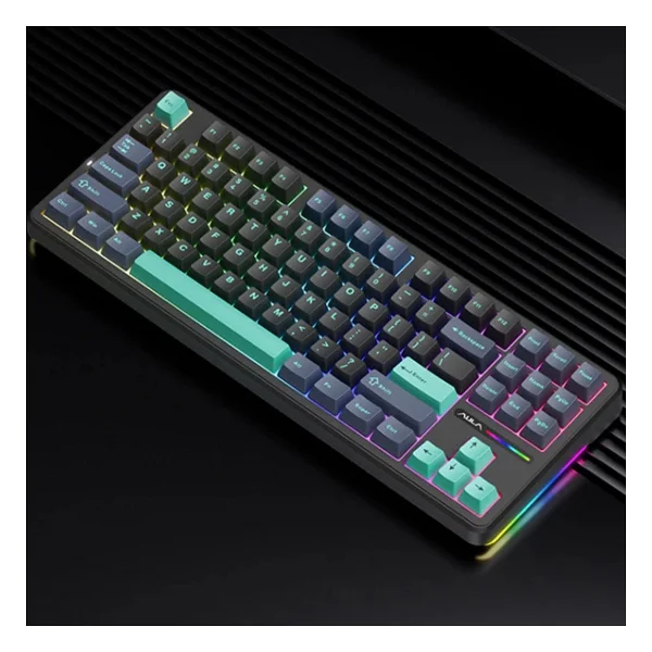 Aula F87 Siyah RGB Tkl V4 Linear Switch Kablolu/Kablosuz Mekanik Oyuncu Klavyesi - Görsel 2