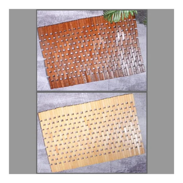 Kosova Amerikan Servis Bambu 30x45 Cm Hfı-05 - 30 X 45 Cm - Açık Kahverengi - Görsel 2