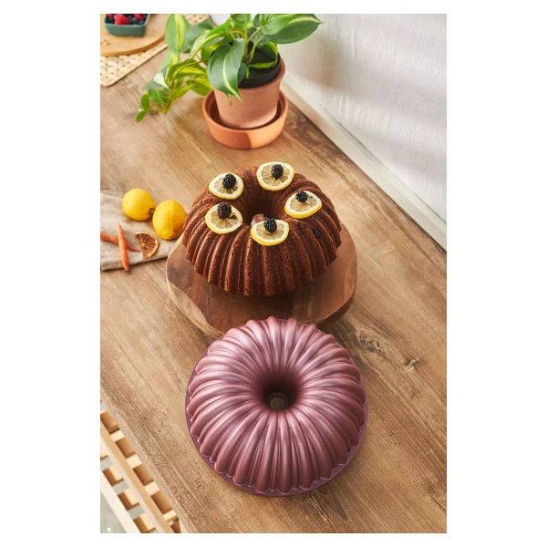 Karaca Cake Pro Dilimli Döküm Kek Kalıbı Pembe - Görsel 3