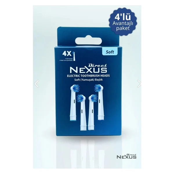 Direct Nexus Soft 4'lü Diş Fırçası Yedek Başlığı - Görsel 2