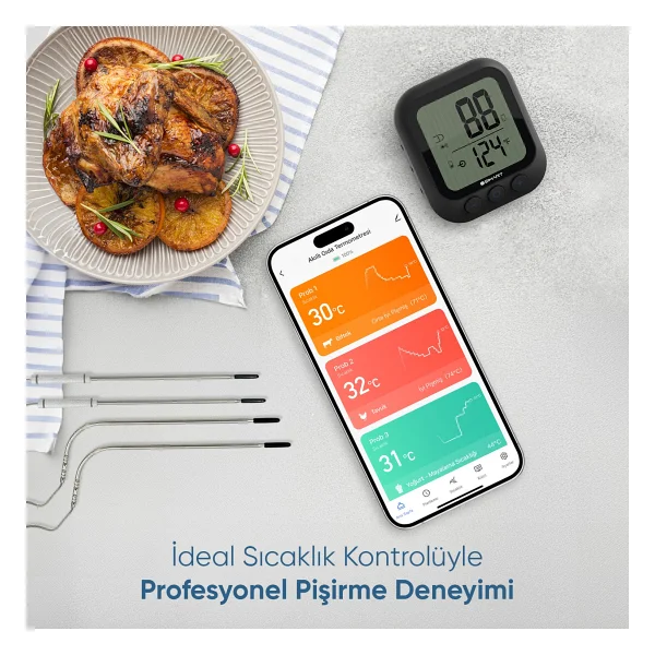 Şımart Şımart Akıllı Gıda Termometresi - Görsel 3