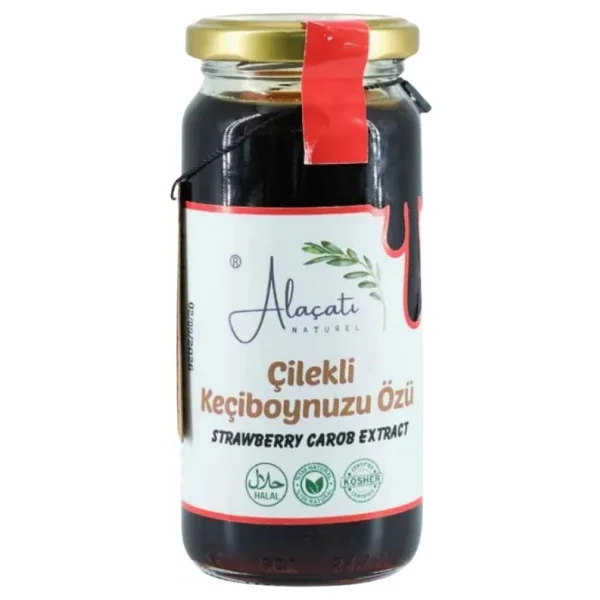 Alaçatı Naturel Çilekli Keçiboynuzu Özü 300 Gr - Görsel 2