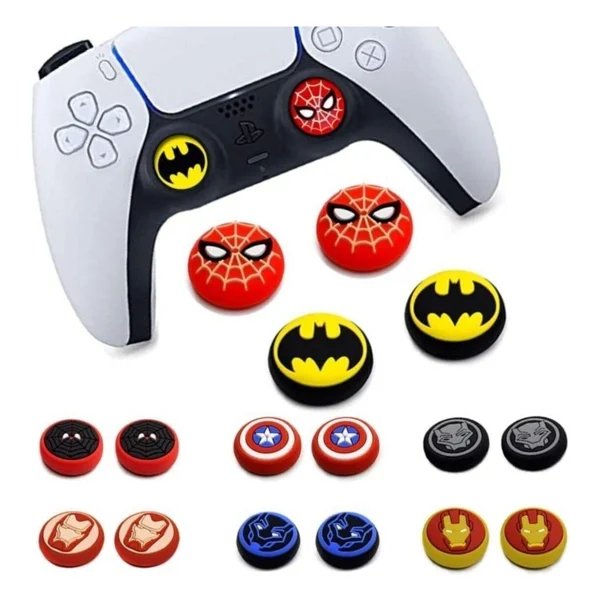 Beboncool Desenli Xbox One-Xbox S-Xbox X PS4 PS5 Uyumlu Analog Koruyucu Silikon Pad - Görsel 3