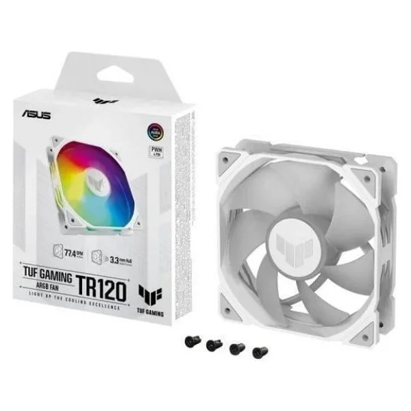 Asus Tuf Gaming Tr120 Argb Beyaz 12 Cm Kasa Fanı - Görsel 5