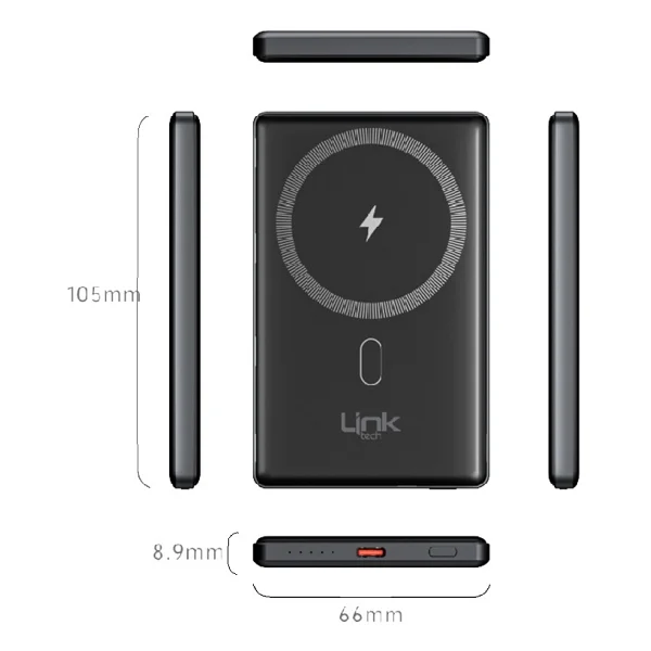 LinkTech WP15 Altın 5000 mAh Hızlı Şarj Powerbank - Görsel 7