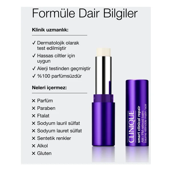 Clinique Smart Clinical Repair Gündüz + Gece Retinol Balm 3 Gr - Görsel 6