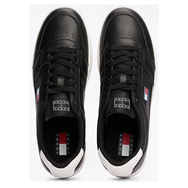 Tommy Hilfiger Tjm The Greenwıch New Ess Erkek Spor Ayakkabı, Beyaz, 42 - Görsel 3