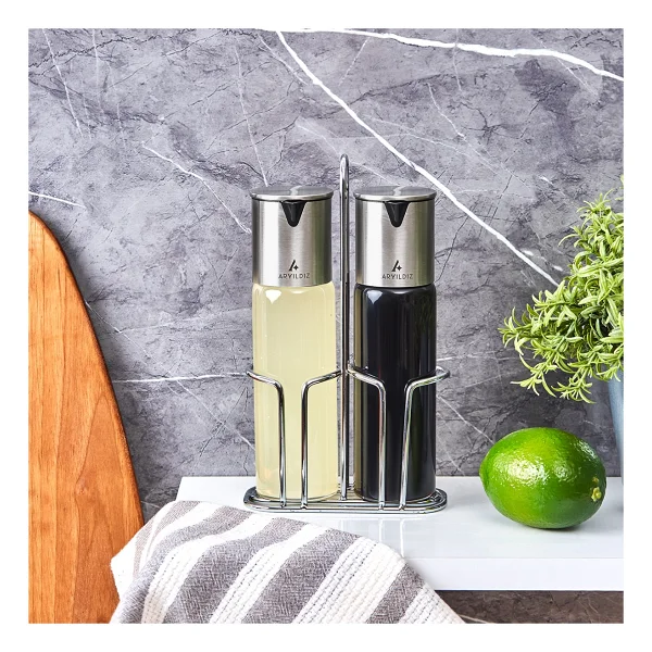 Aryıldız Timeless 200 Ml Standlı Yağlık Ve Sirkelik - Görsel 2