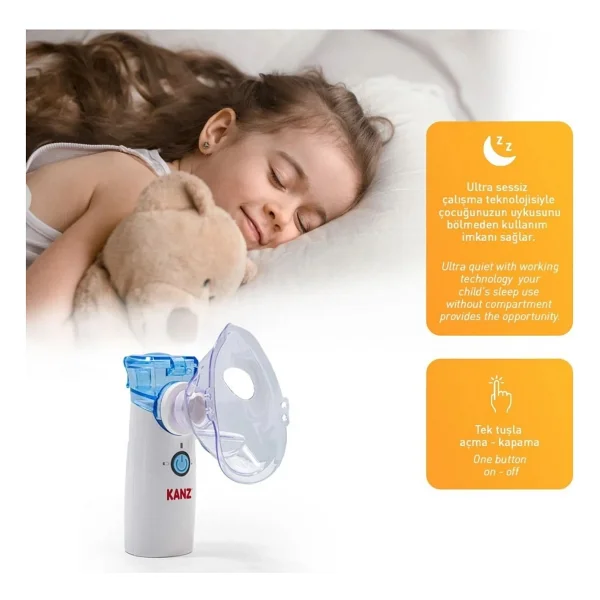 Kanz Ys 31 Taşınabilir Mesh Nebulizatör - Görsel 9