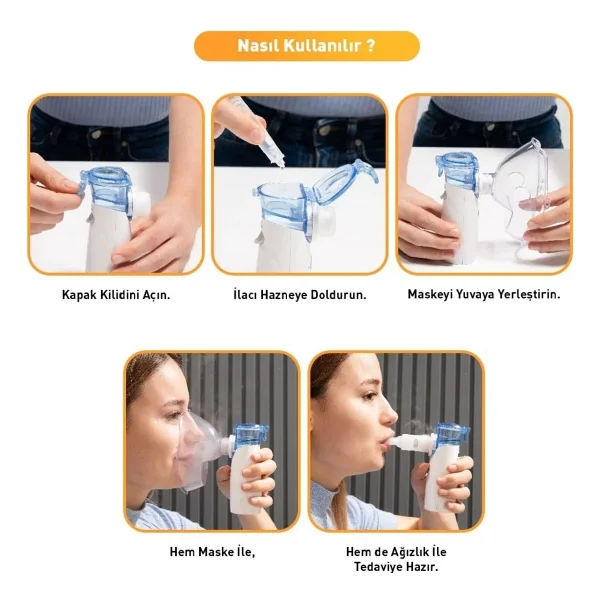 Kanz Ys 31 Taşınabilir Mesh Nebulizatör - Görsel 6