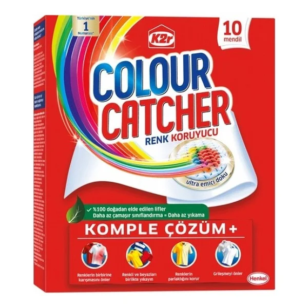 K2r Colour Catcher Renk Koruyucu Mendil 180 Li Set (18pkx10) - Görsel 5