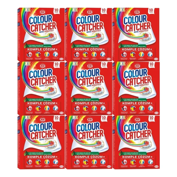 K2r Colour Catcher Renk Koruyucu Mendil 90 Lı Set (9pkx10) - Görsel 2