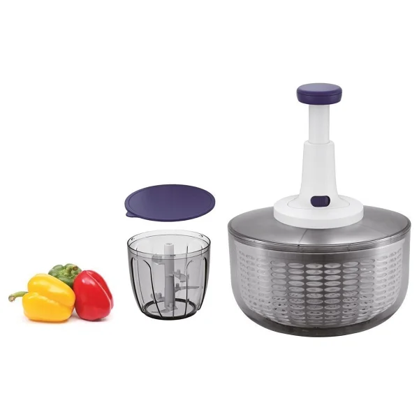 Tekno Trust Beyaz Chef Rondo 900 Ml & Salata Kurutucu 6 Litre Set Vp-907 - Almond - Görsel 3